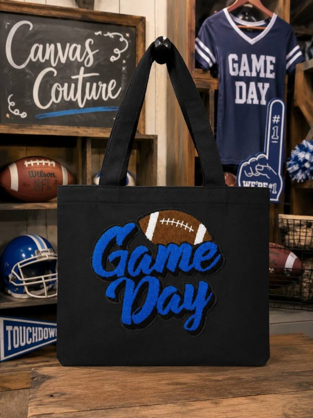 💙🏈Blue  Game Day Shoulder Bag 🏈💙